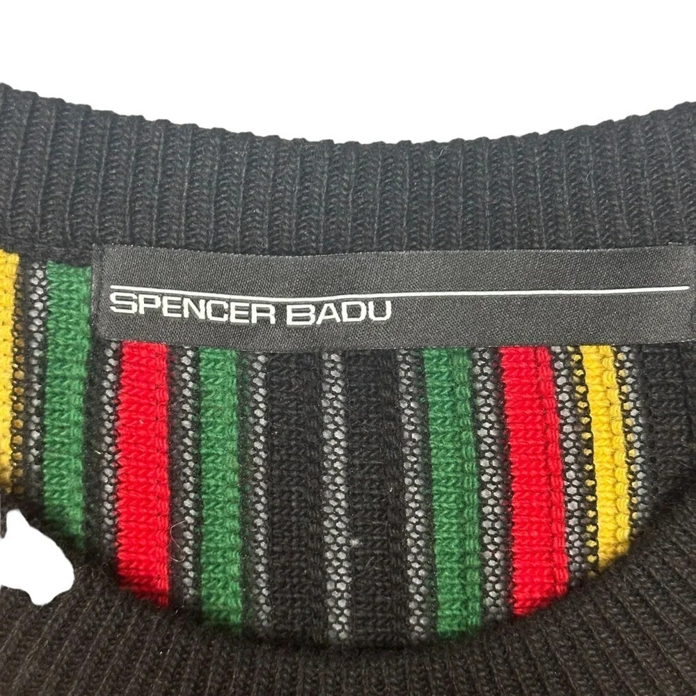 NWOT Spencer Badu Men's Multicolor Striped Vest Sz: XXS - Picture 5 of 10